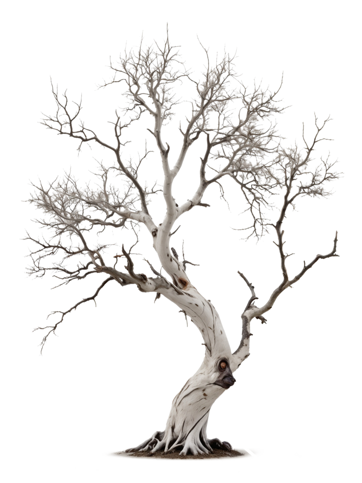 Spooky tree isolated png