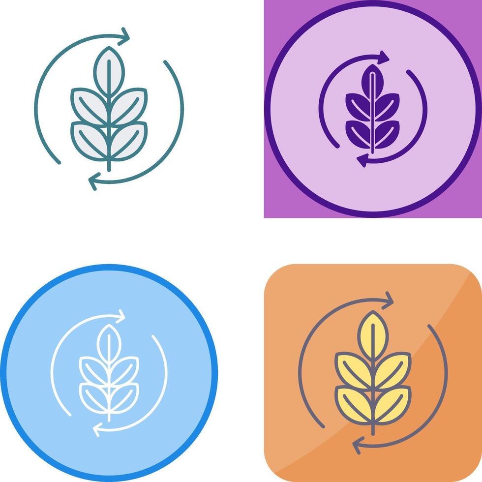 Agronomy Icon Design vector