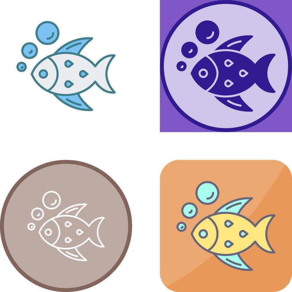 Fish Icon Design vector