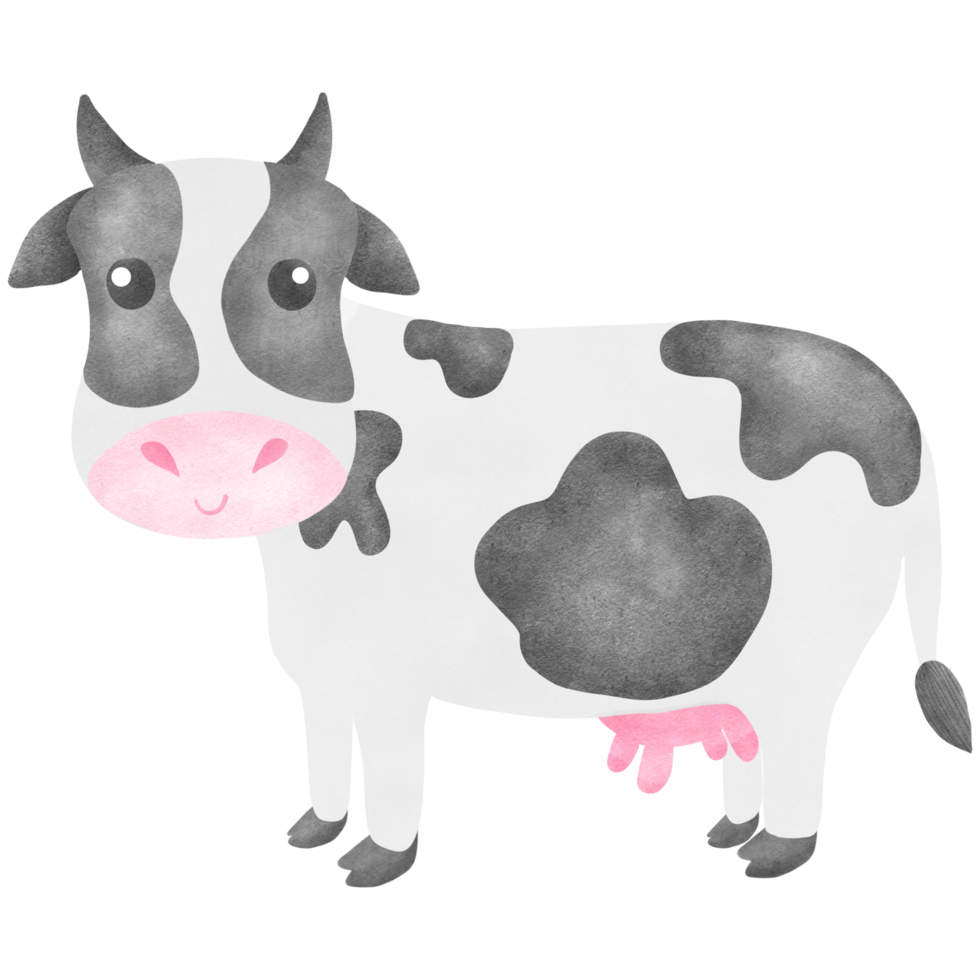 Cute animal cow png