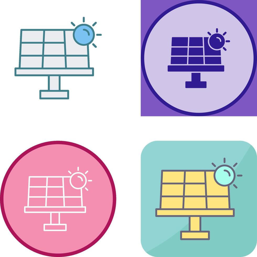 Solar Energy Icon Design vector