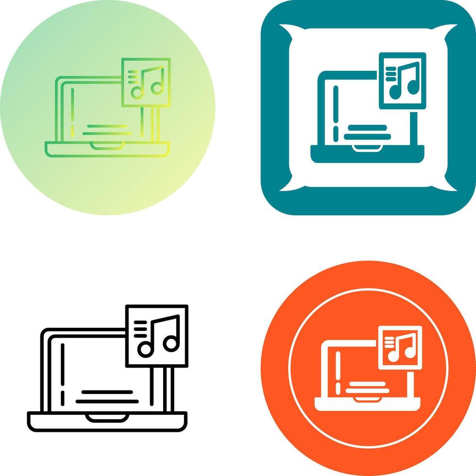 Music Icon Design vector