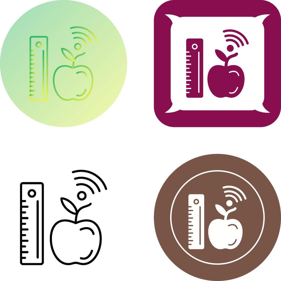 Measure Icon Design vector