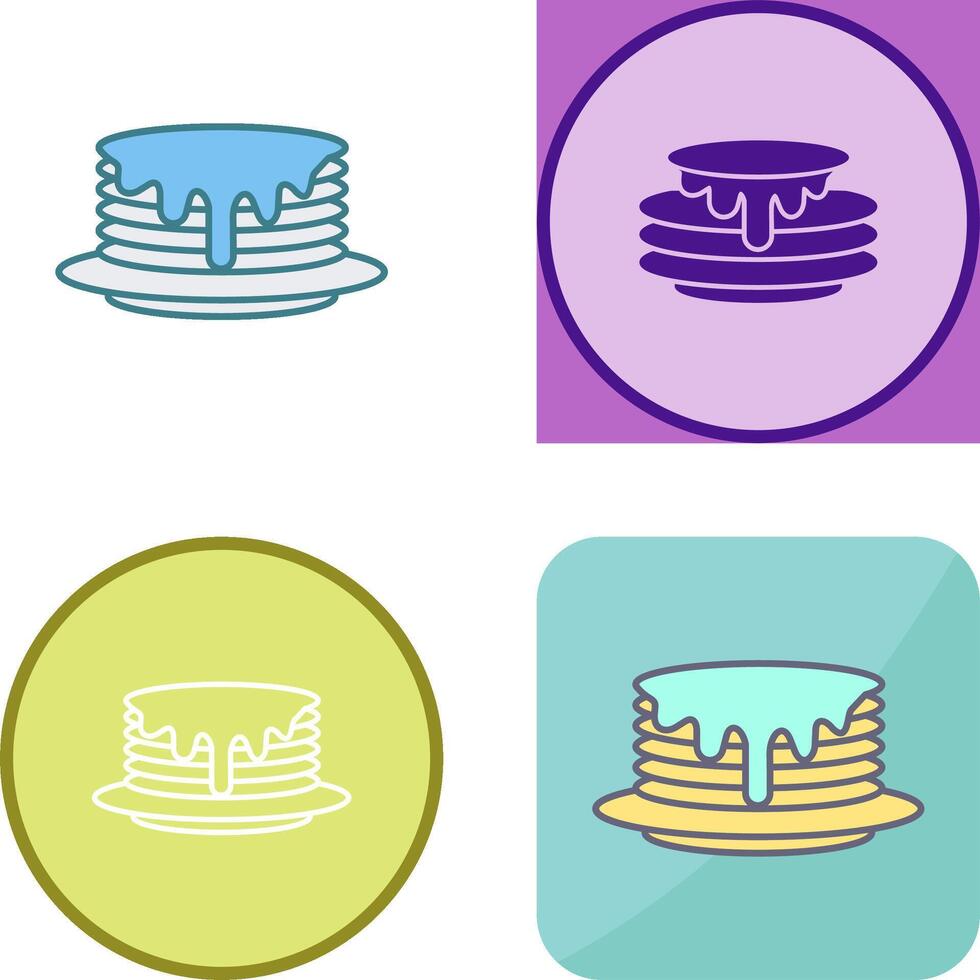 Pancake Icon Design vector