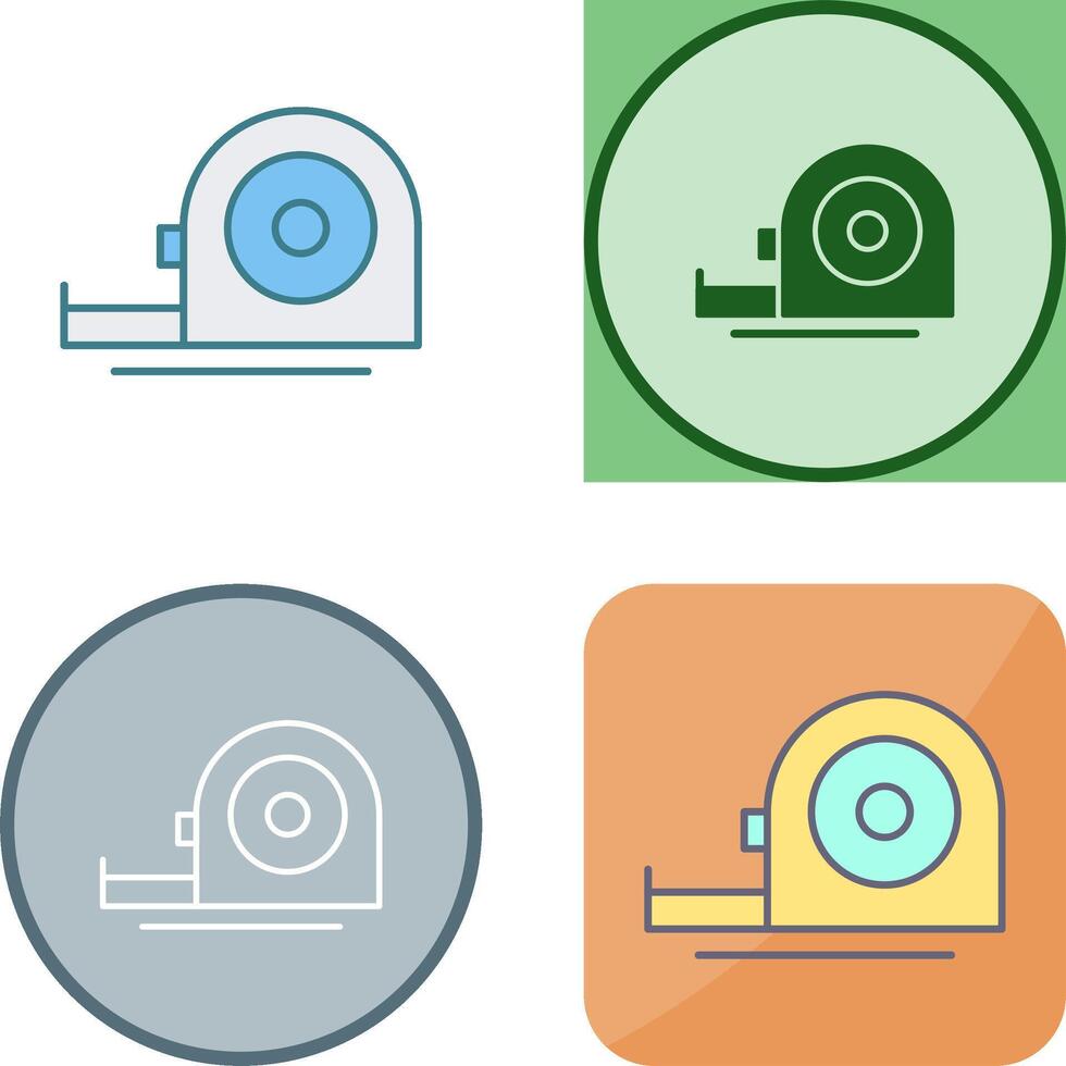 Measuring Tape Icon Design vector