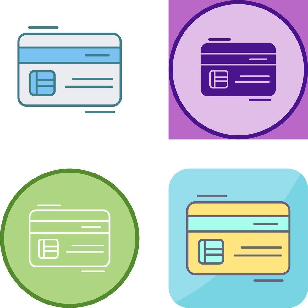 Credit Card Icon Design vector