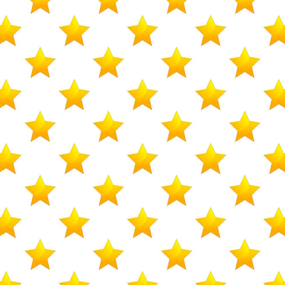 Shiny Golden Star Seamless Decorative Pattern Illustration vector