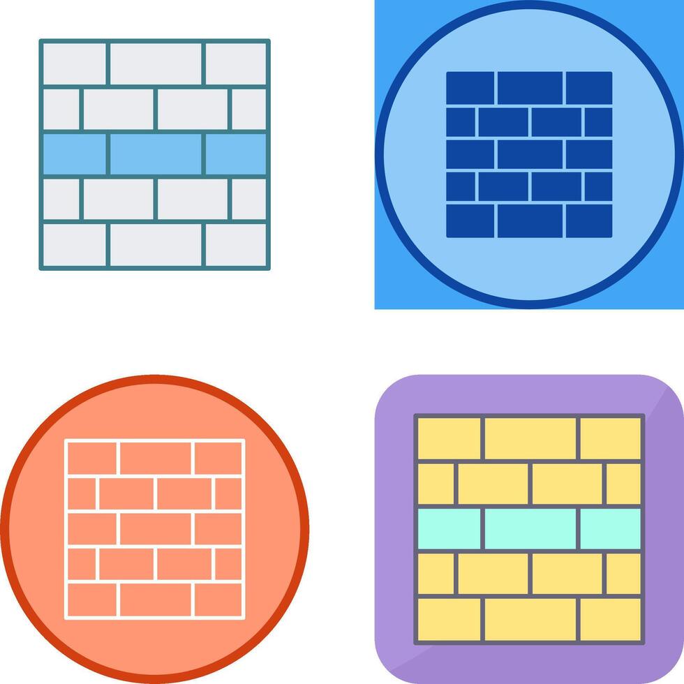 Wall Icon Design vector