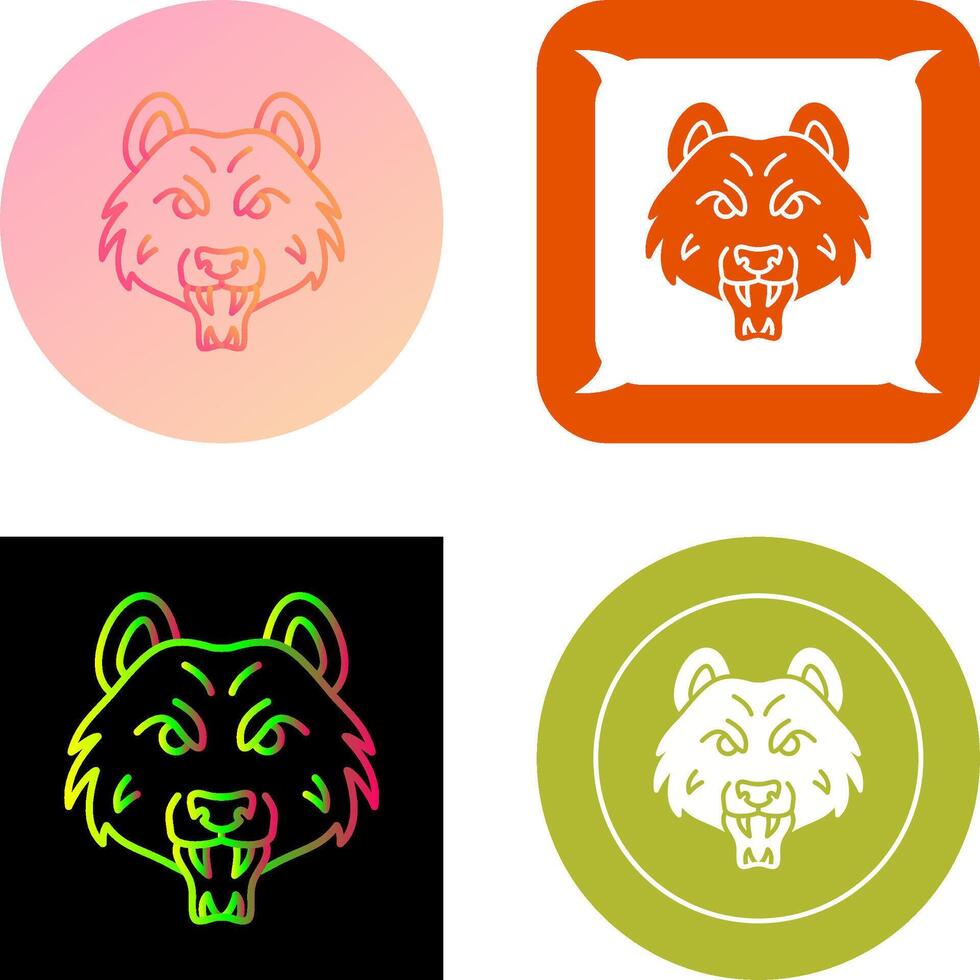 Bear Icon Design vector