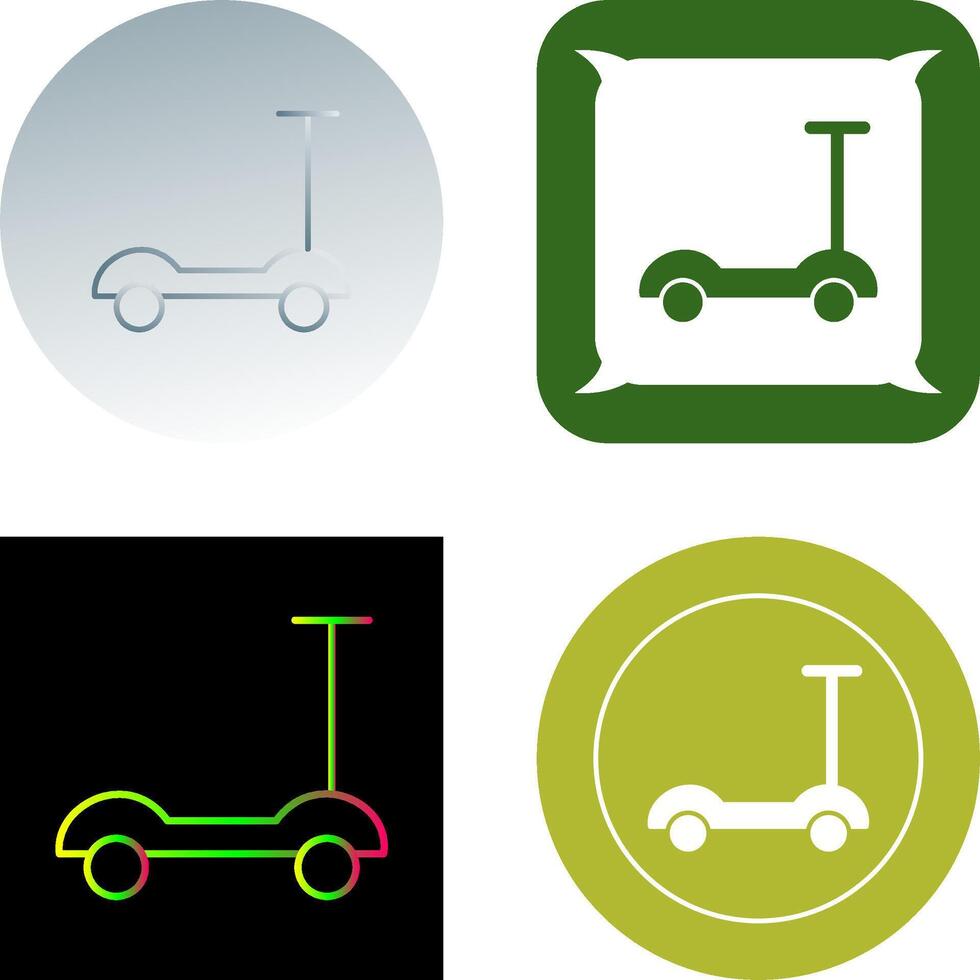Scootie Icon Design vector