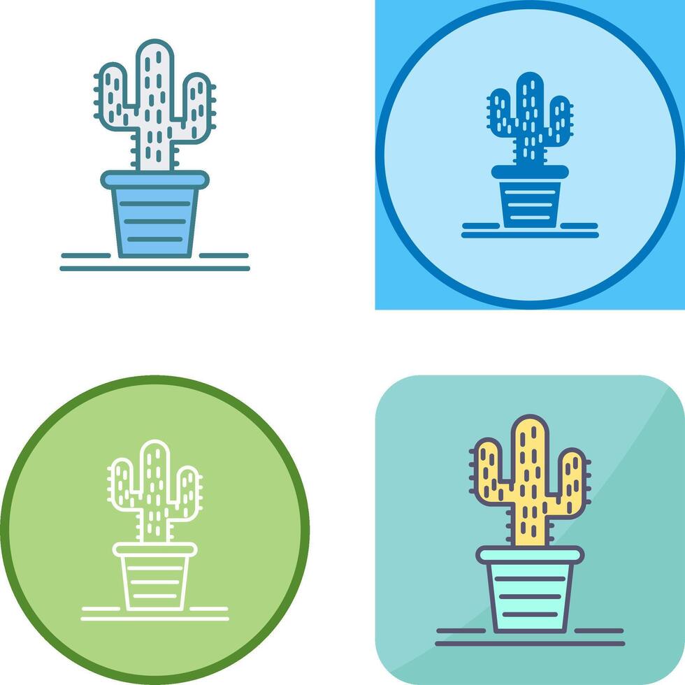 diseño de icono de cactus vector