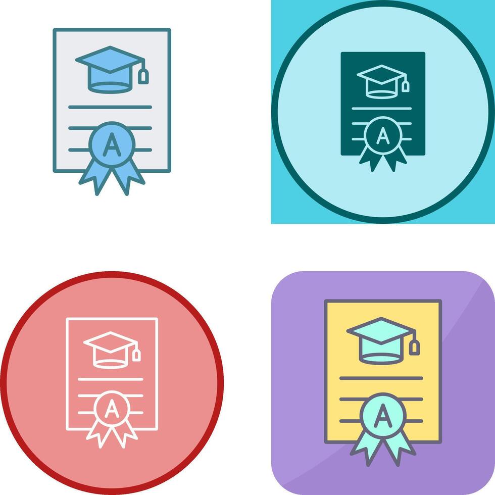 Report Card Icon Design vector