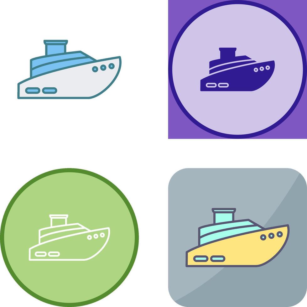 Ship Icon Design vector