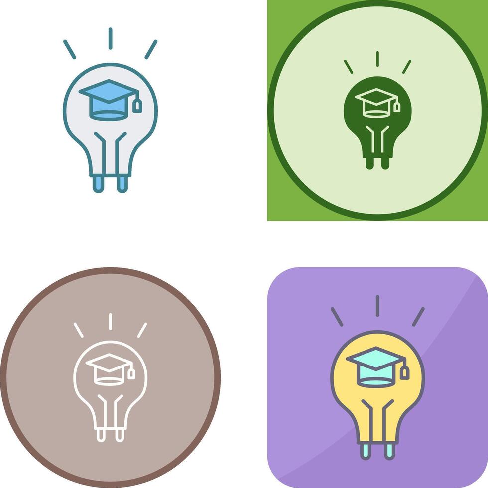 Light Bulb Icon Design vector