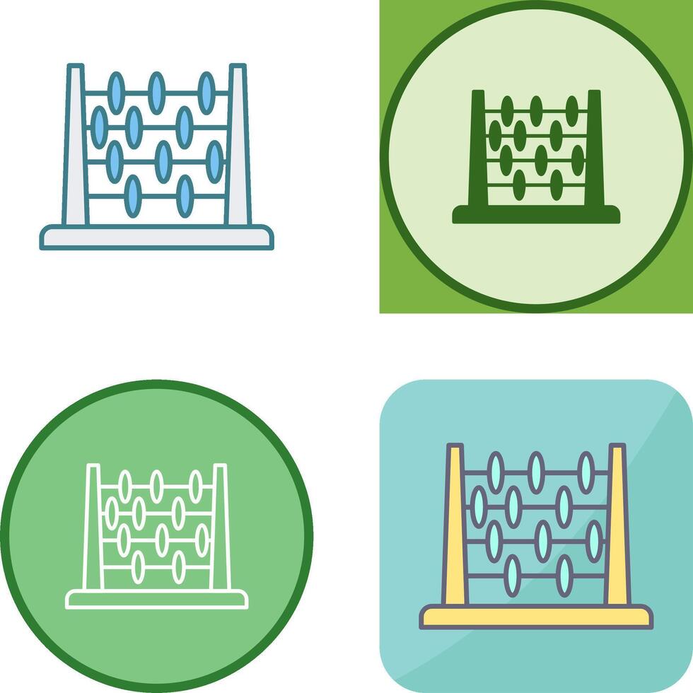 Abacus Icon Design vector