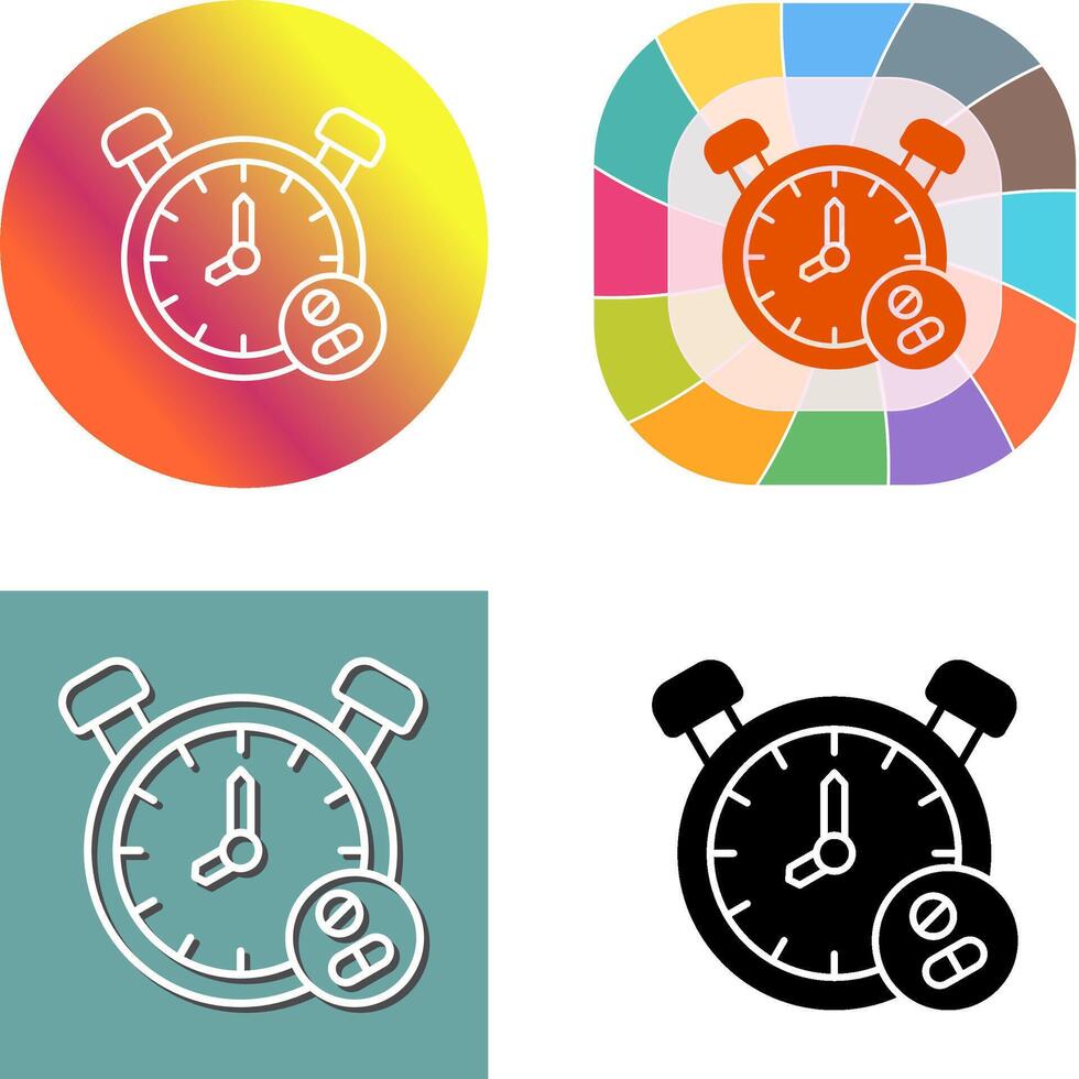 diseño de icono de reloj vector