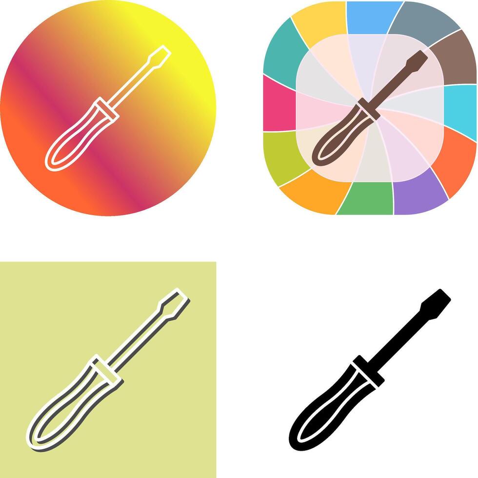 Screwdriver Icon Design vector