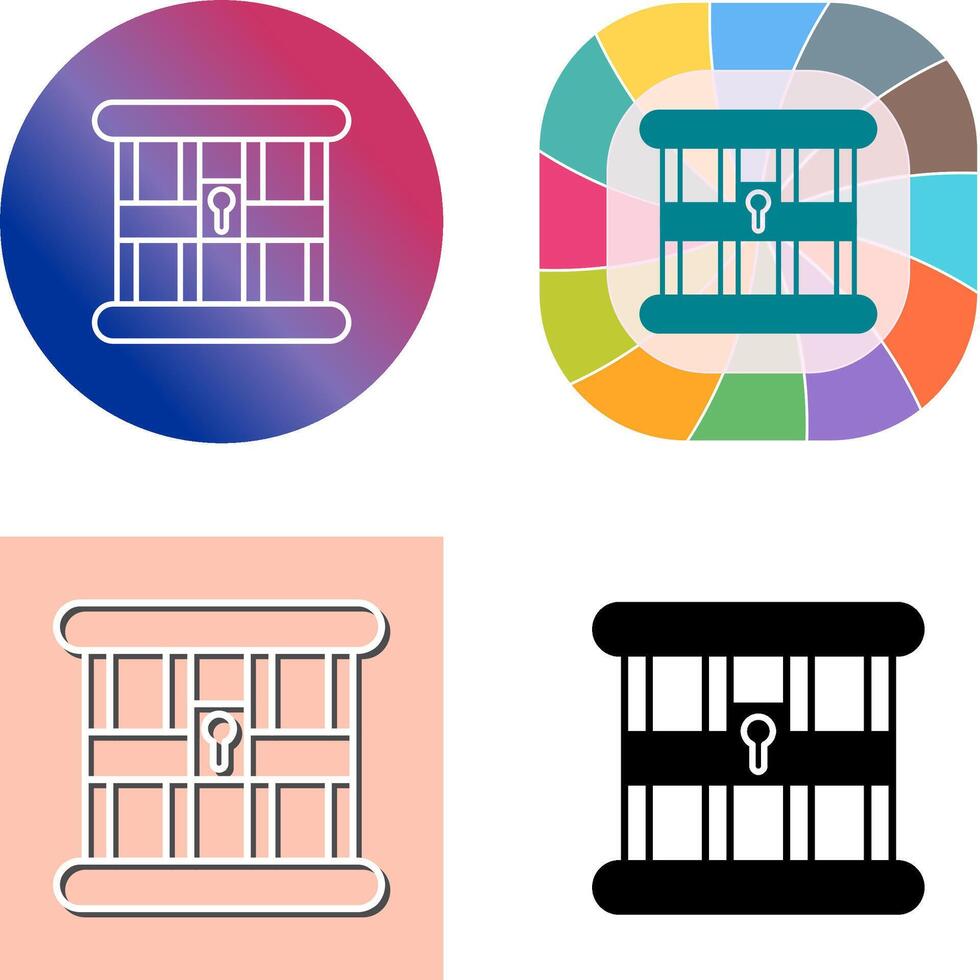 Jail Icon Design vector