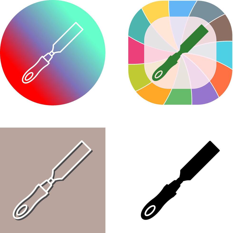 Chisel Icon Design vector