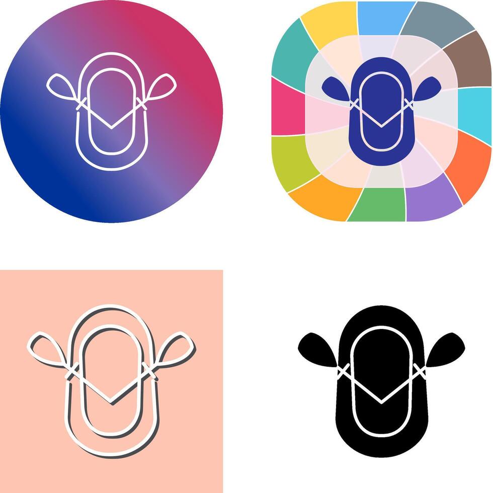 Dinghy Icon Design vector