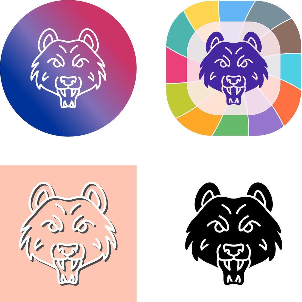 Bear Icon Design vector