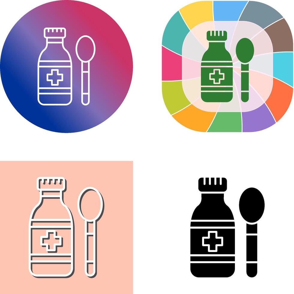 Syrup Icon Design vector