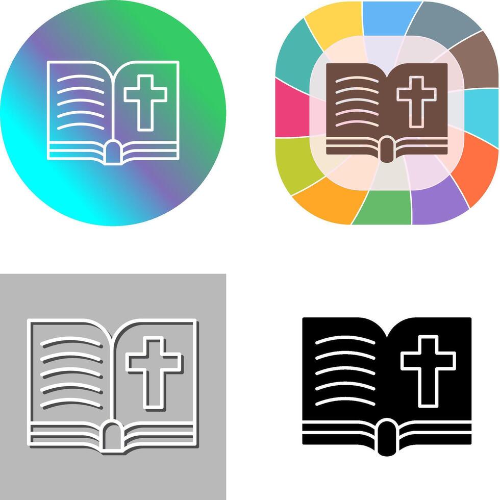bible Icon Design vector