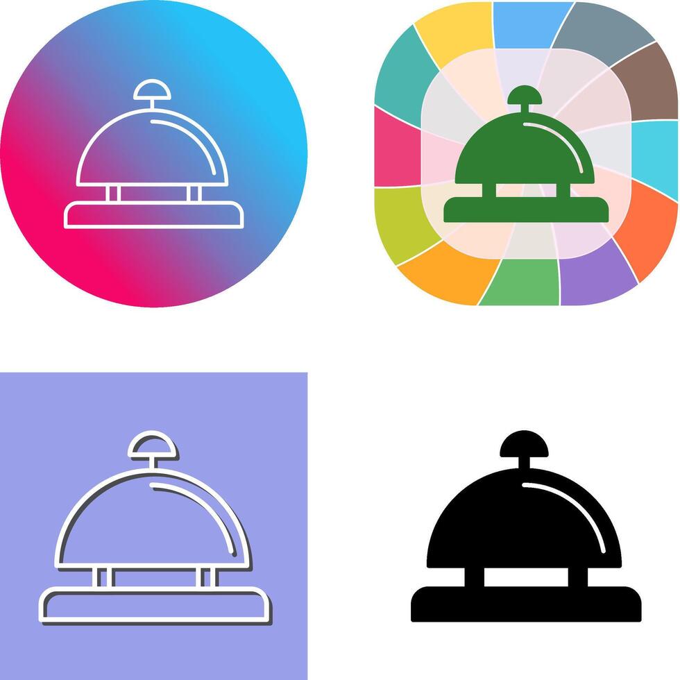 Desk Bell Icon Design vector