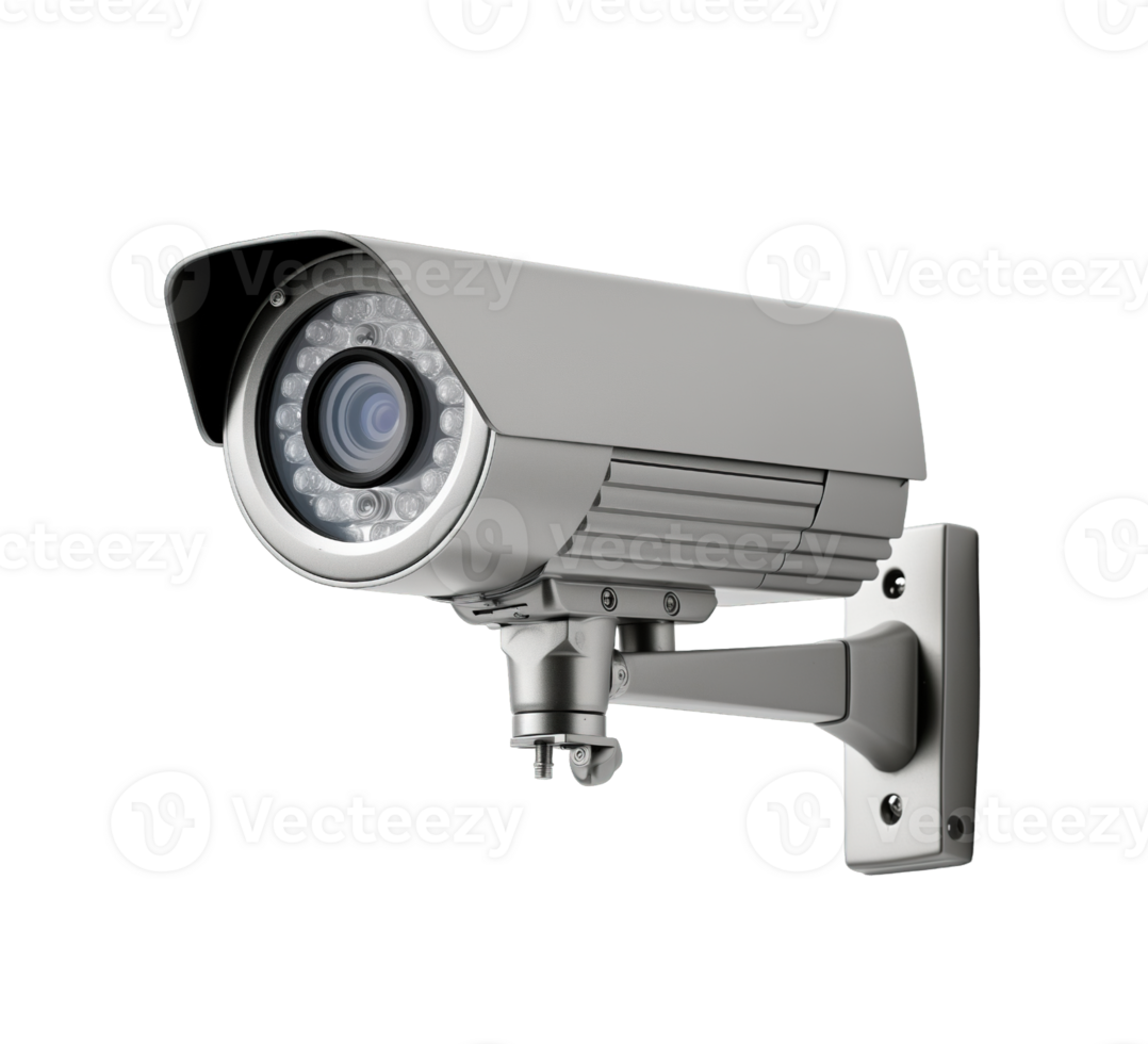 CCTV Security camera isolated on transparent background png