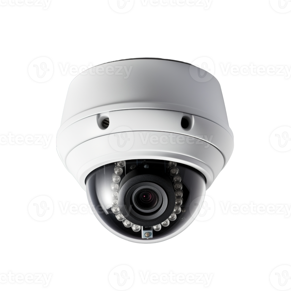CCTV Security camera isolated on transparent background png