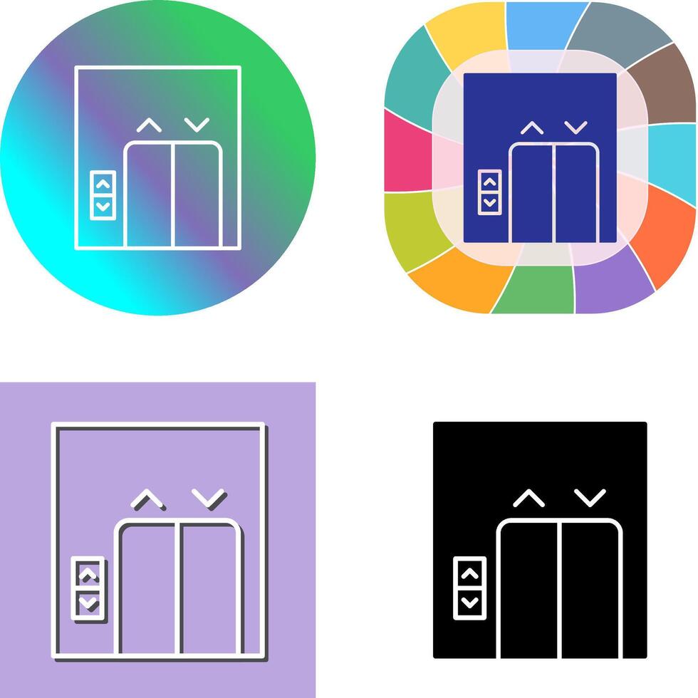 Elevator Icon Design vector