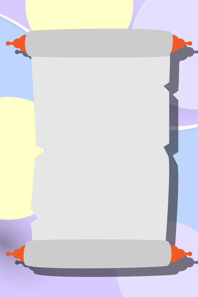 Creative and aesthetic blank pages of ripped paper. geometric colorful background. simple. vector