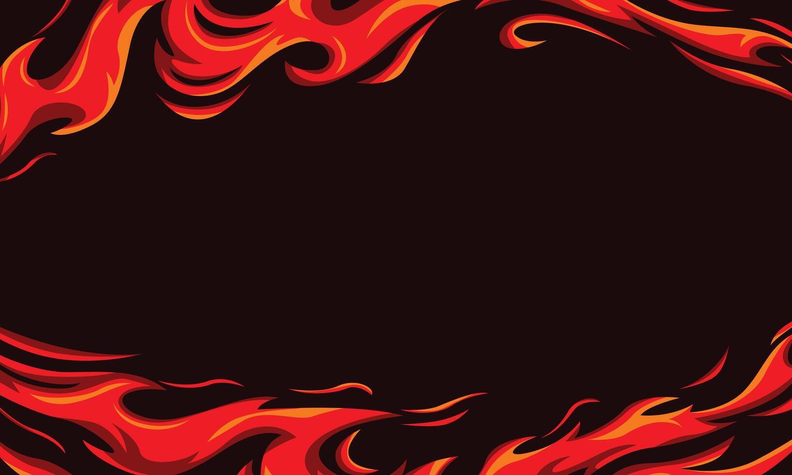 Flame blank background vector