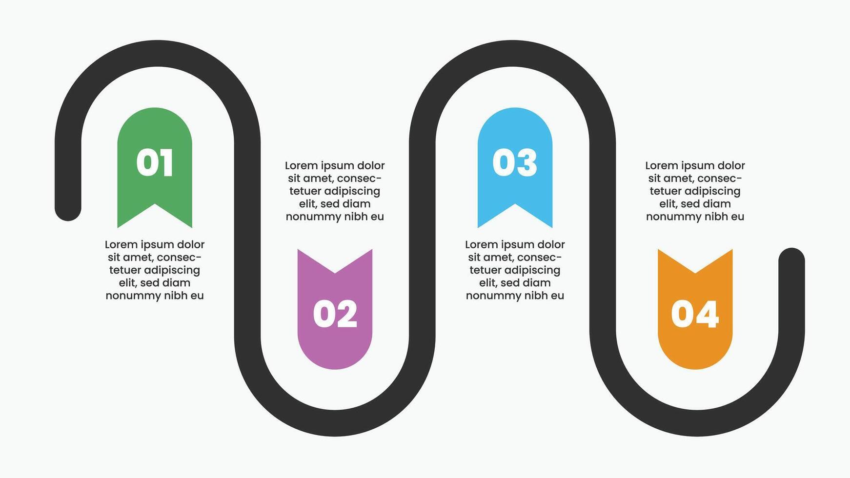 Infographic template design for your business vector