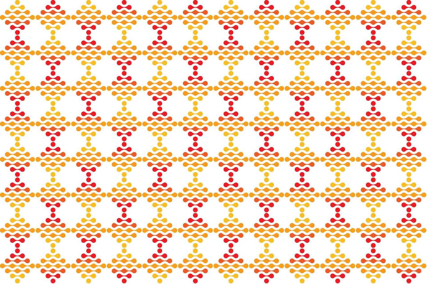 Illustration pattern, Abstract Geometric Style. Repeating of abstract multicolor circle in square shape on white background. vector