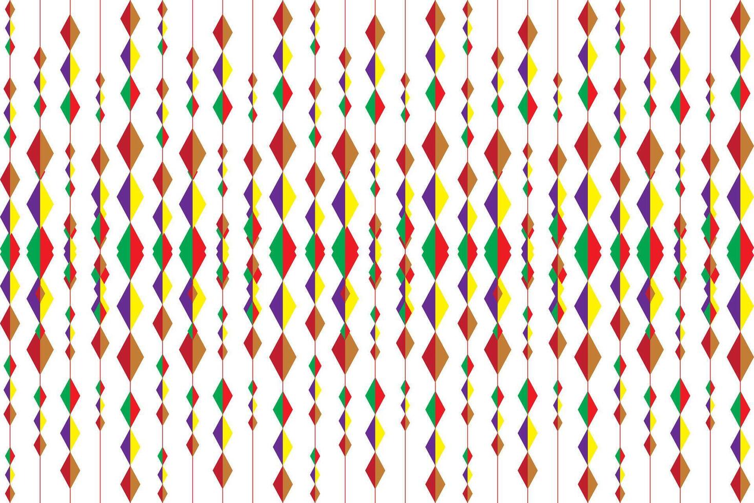 Illustration pattern, Abstract Geometric Style. Repeating of abstract multicolor of triangle with line on white background. vector