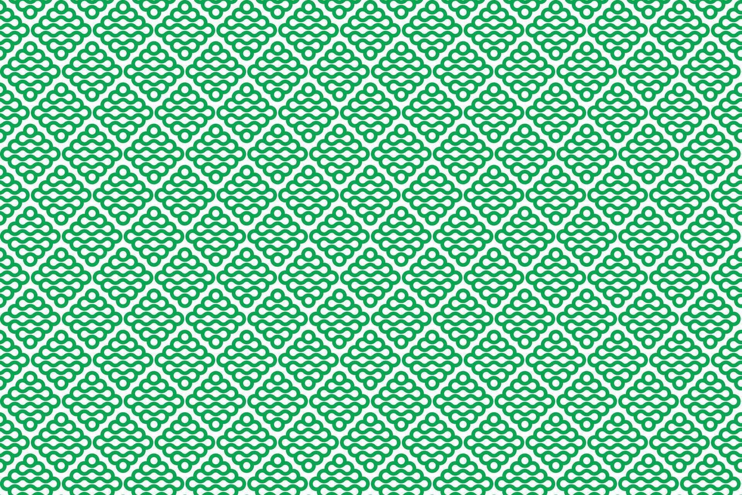 Illustration pattern, Abstract Geometric Style. Repeating of abstract green line in squar shape on white background. vector