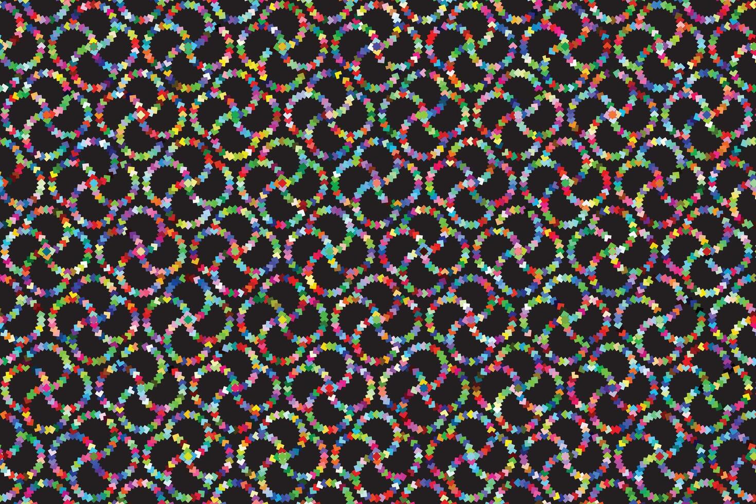 Illustration pattern, Abstract Geometric Style. Repeating of abstract multicolor of square shape on white background. vector