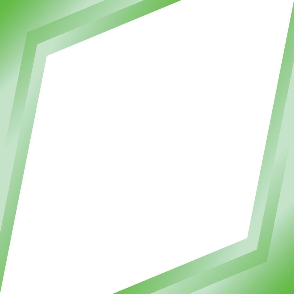 Green abstract geometric dynamic shape paper layers subtle background. vector