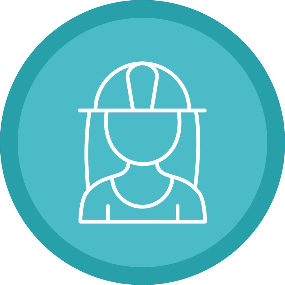 Architect Line Multi Circle Icon vector