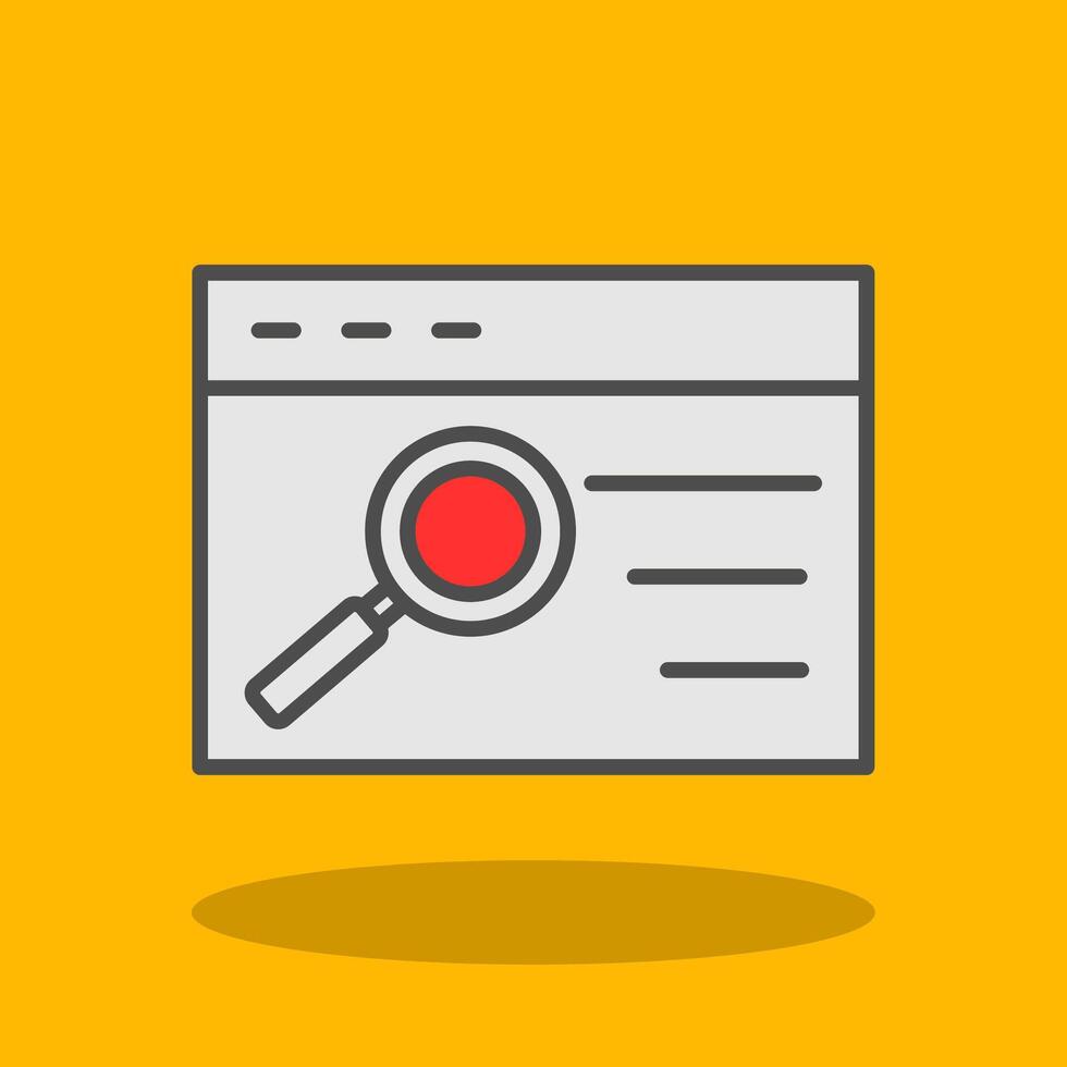 Quality Assurance Filled Shadow Icon vector