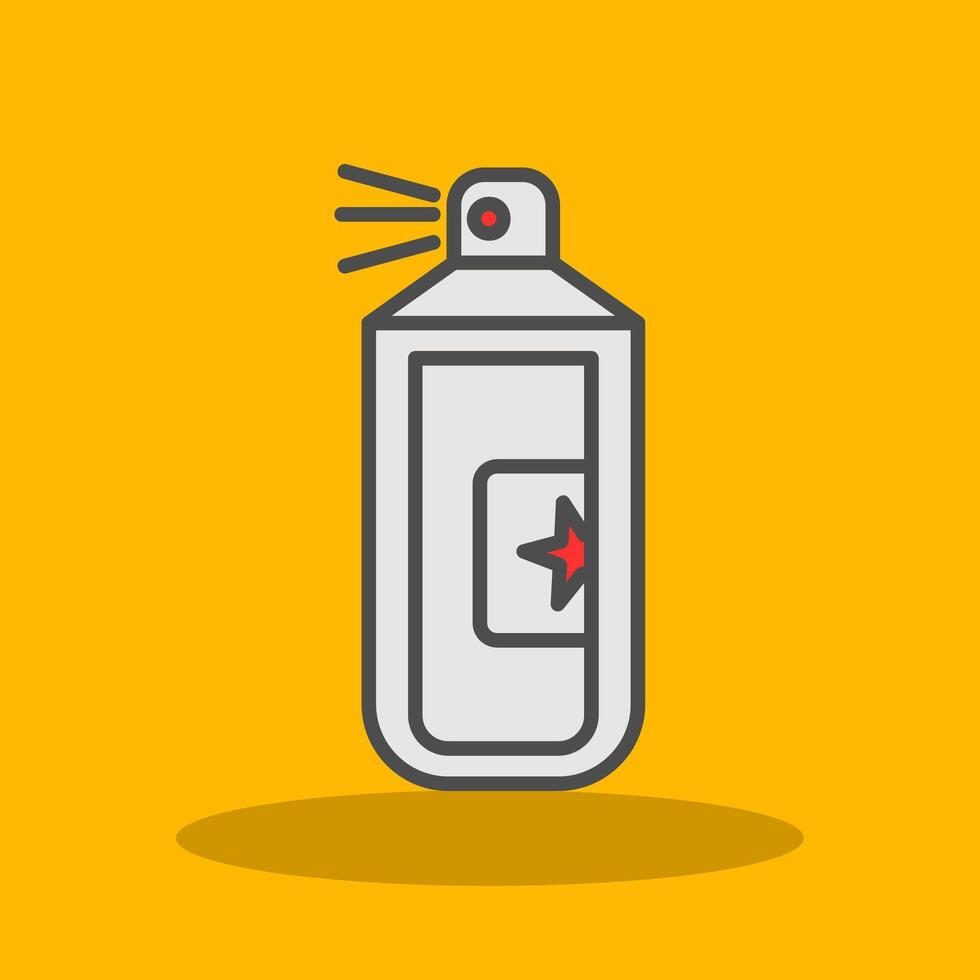 Silly Strings Filled Shadow Icon vector
