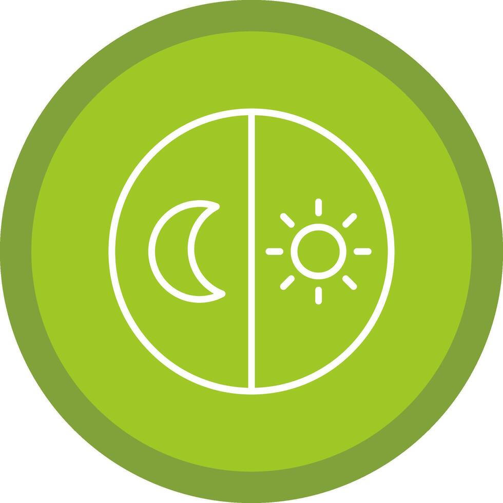 Day And Night free Line Multi Circle Icon vector