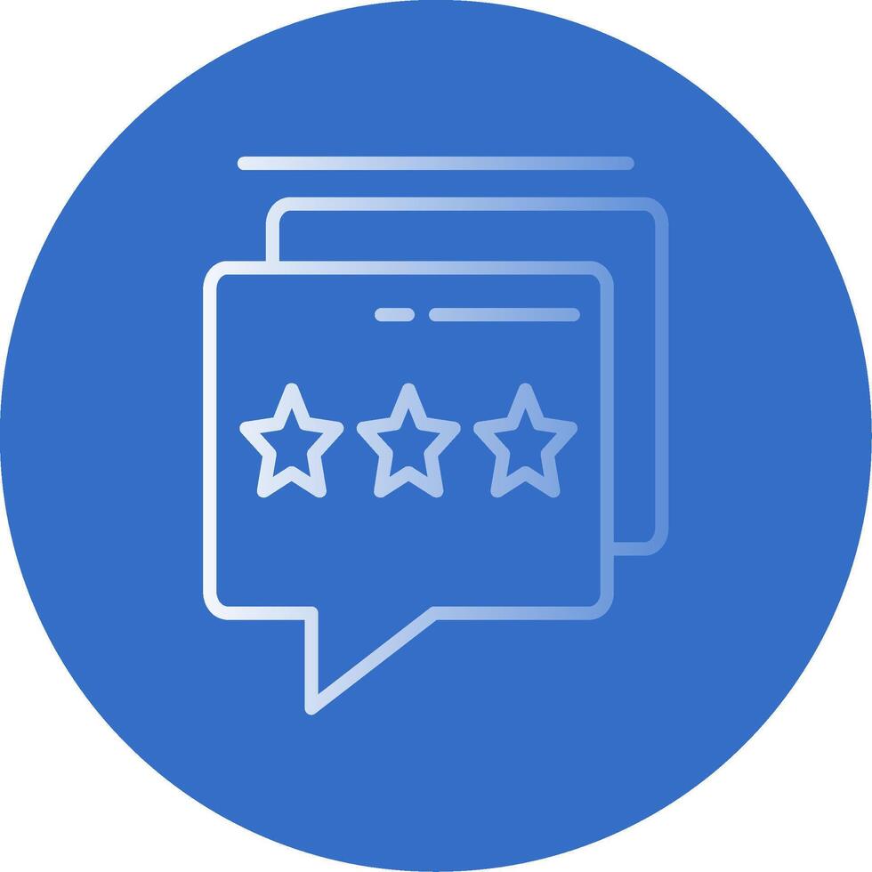Feedback Chat Flat Bubble Icon vector