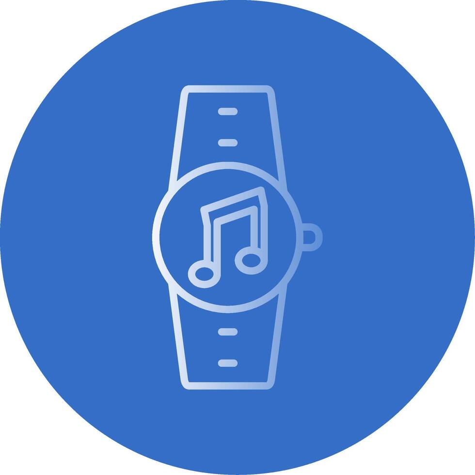 Music Flat Bubble Icon vector