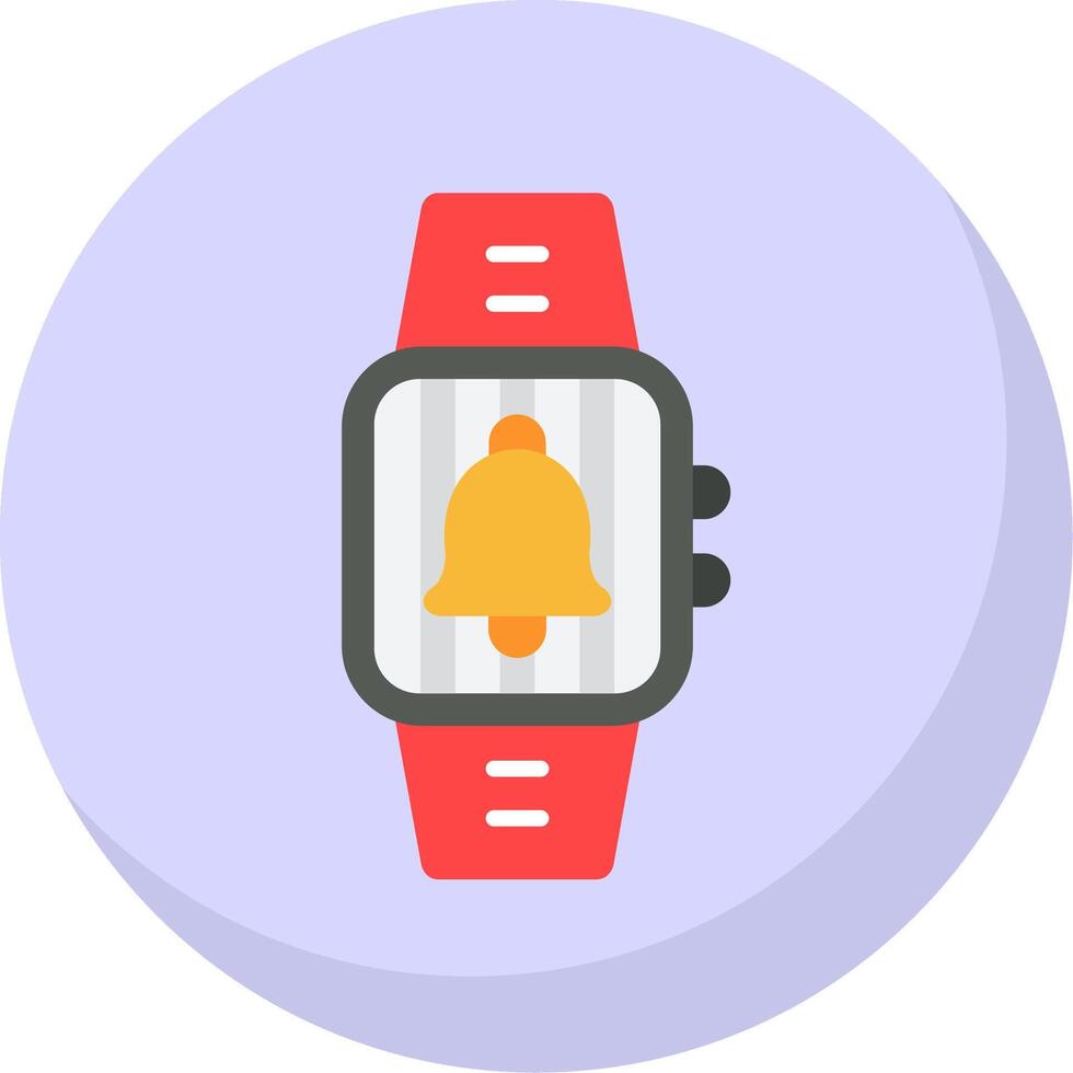 Notification Flat Bubble Icon vector