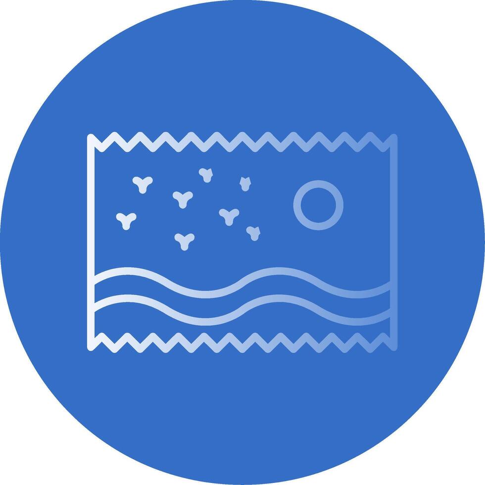 Photo Flat Bubble Icon vector