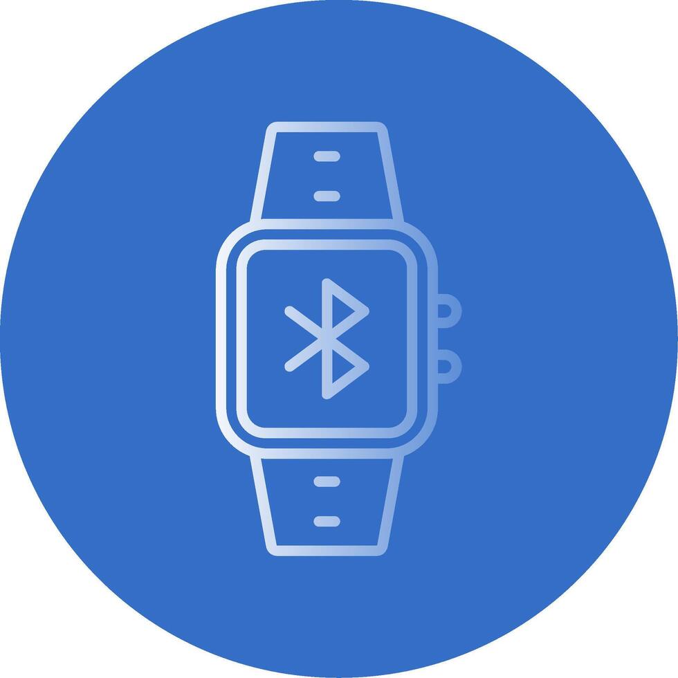 Bluetooth Flat Bubble Icon vector
