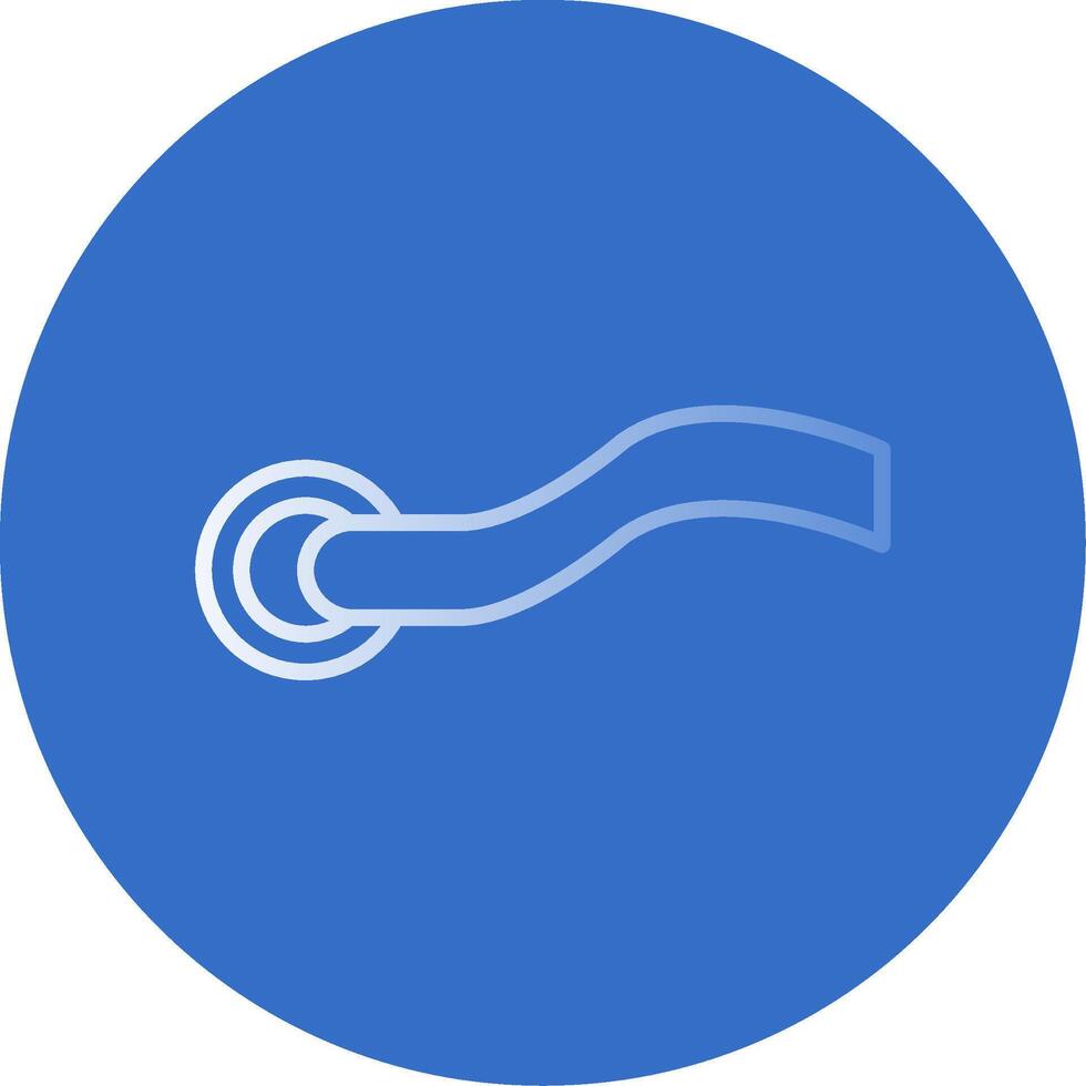 Handle Flat Bubble Icon vector