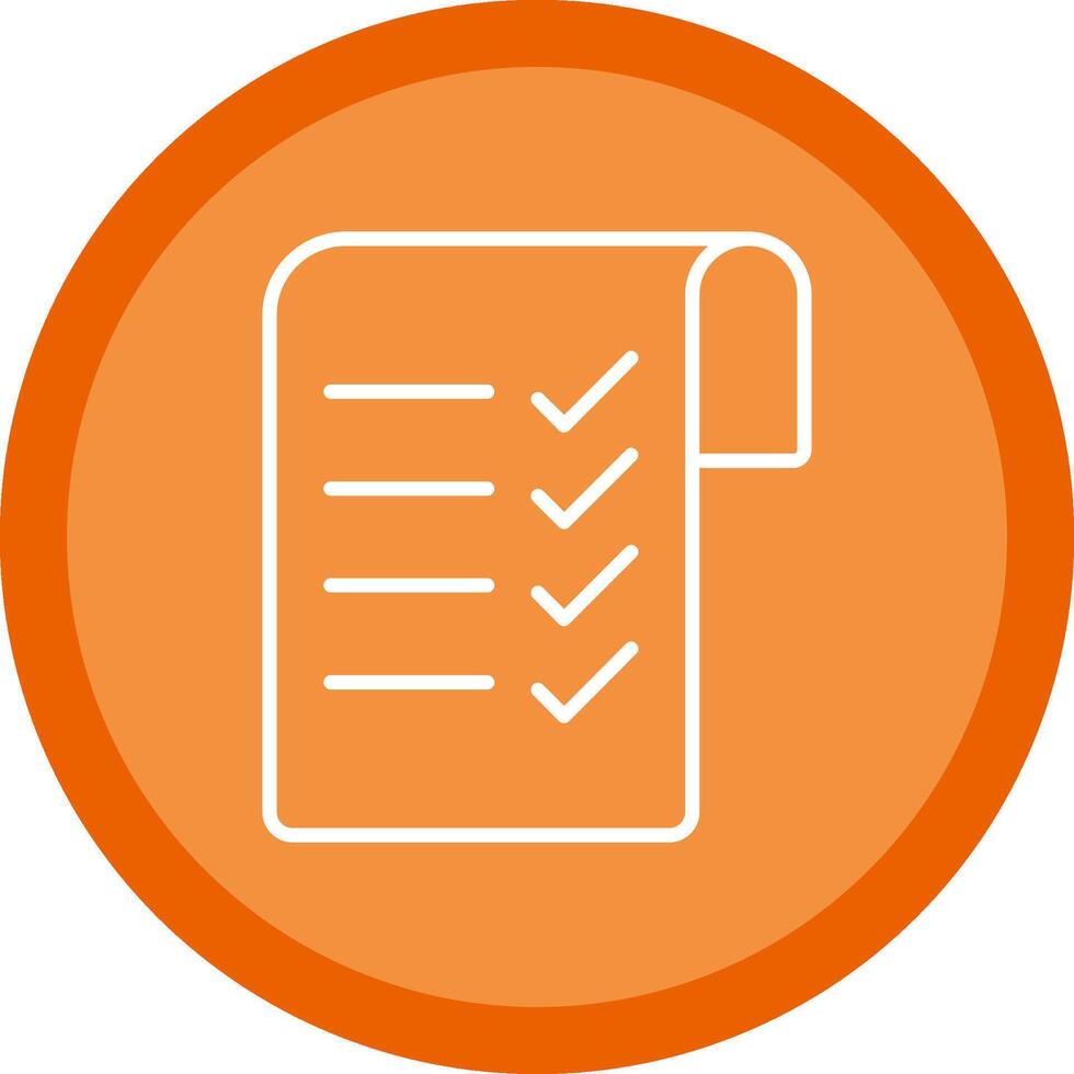 Checklist Line Multi Circle Icon vector